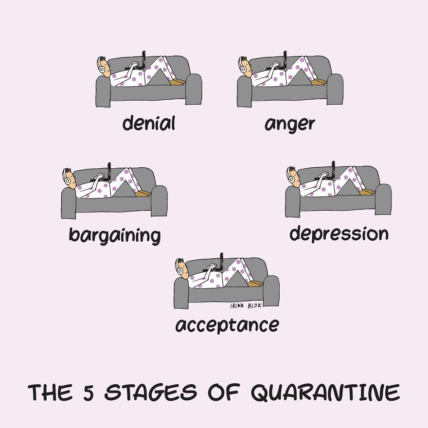 5 Stages Of Quarantine