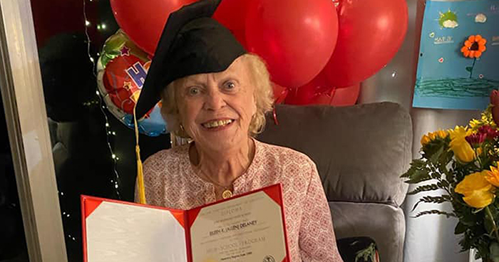93 Y.O. Virginia Woman Gets Diploma 75 Years After She Was Forced To Quit High School