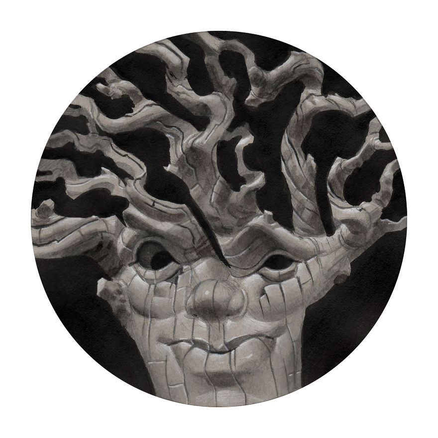 I Paint Tree Portraits With Personality. I Paint Tree Portraits With Personality.