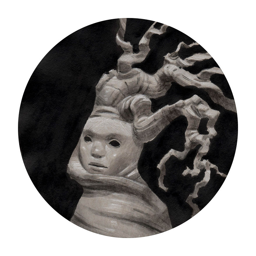I Paint Tree Portraits With Personality. I Paint Tree Portraits With Personality.