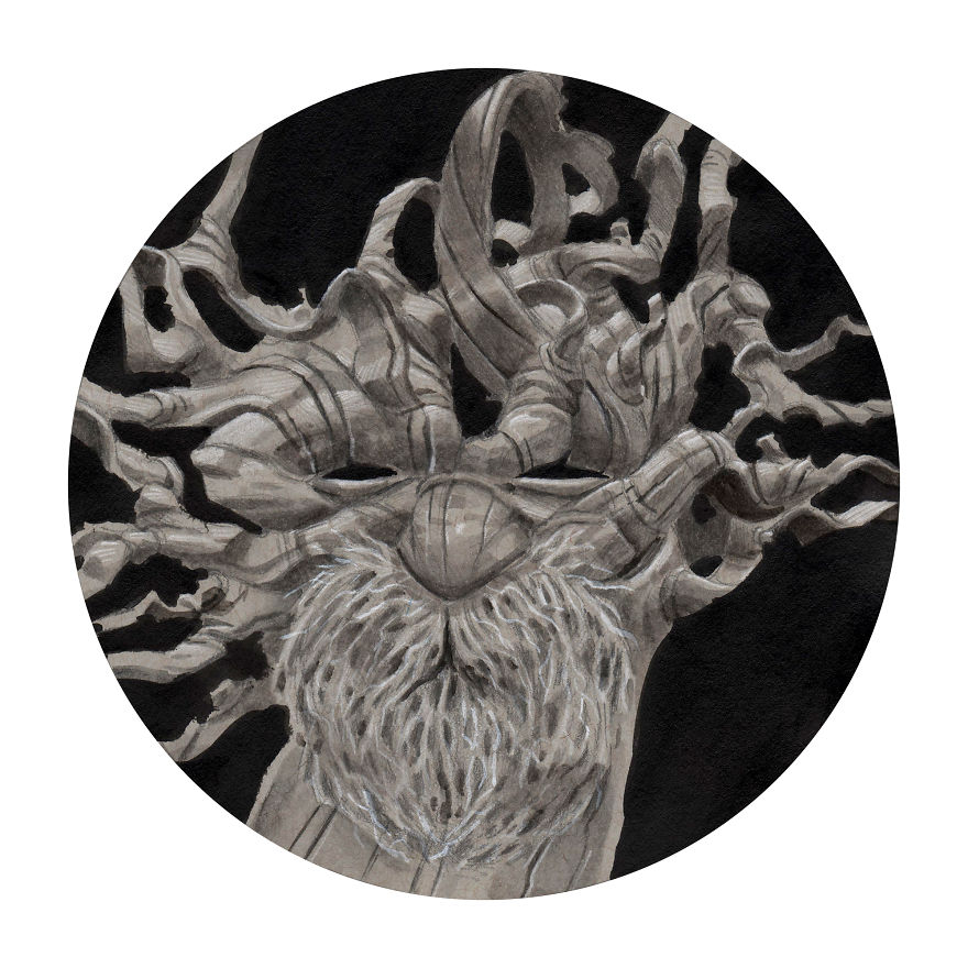I Paint Tree Portraits With Personality. I Paint Tree Portraits With Personality.