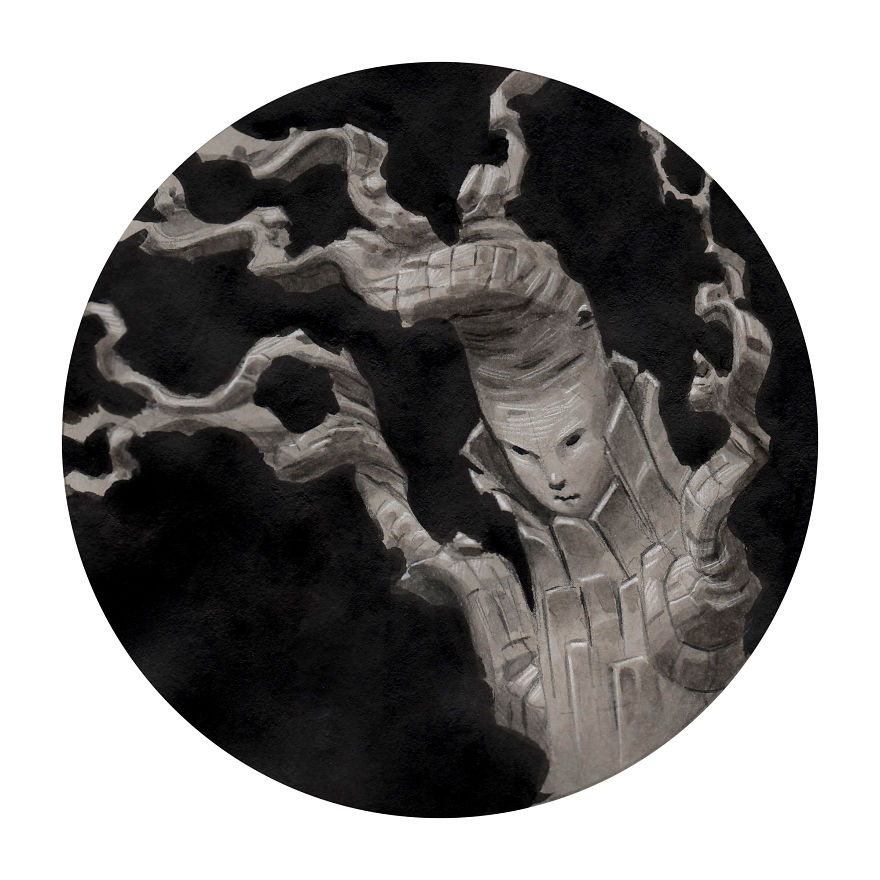 I Paint Tree Portraits With Personality. I Paint Tree Portraits With Personality.