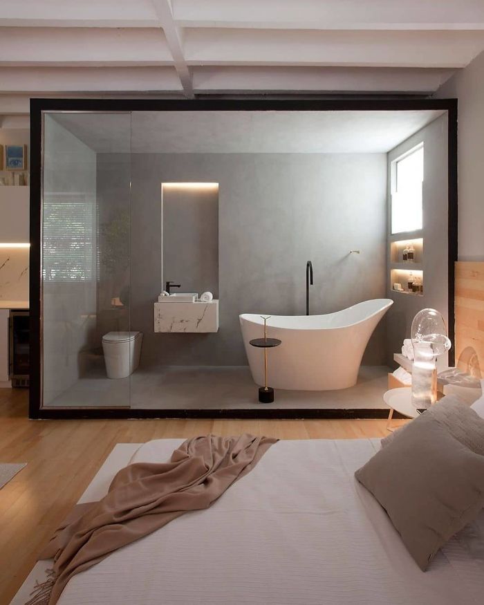 En-Suite Bathroom Designed By Nildo José Arquitetura