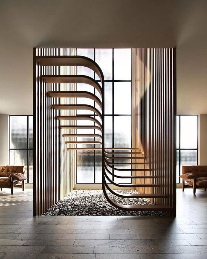Escalera diseñada por Ander Alencar