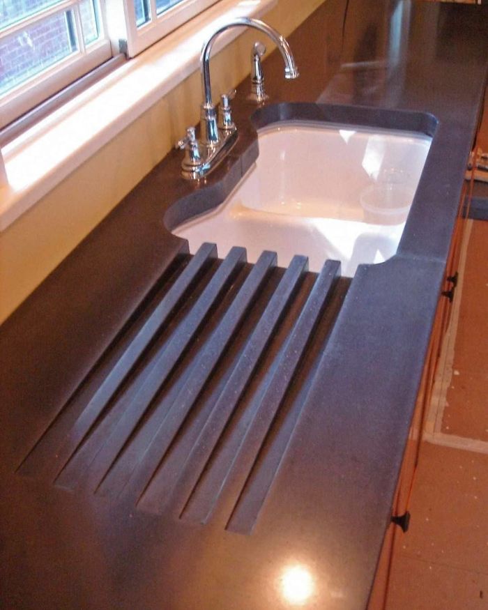 Sink Design With Drying Area
