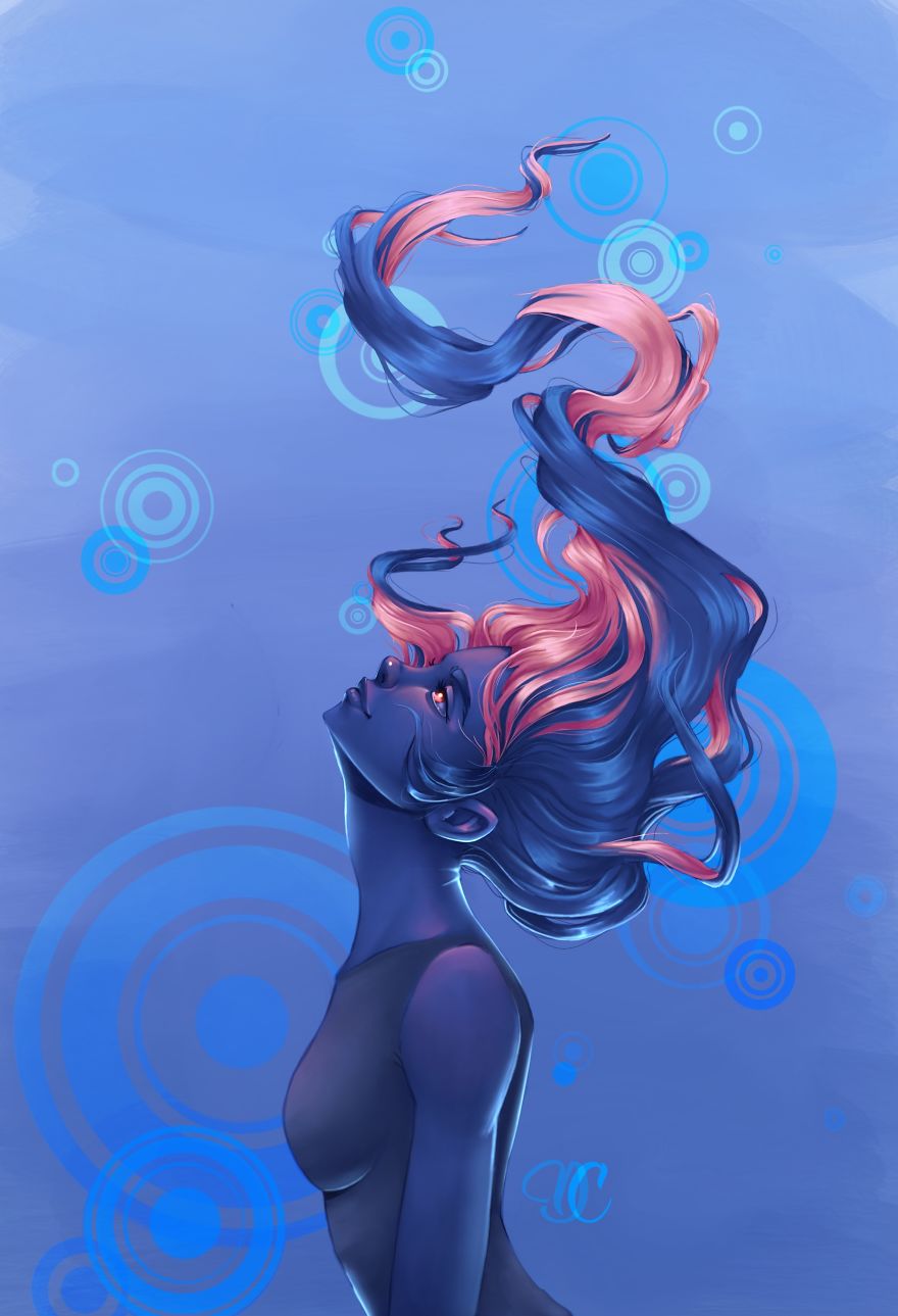 Digital Art By Delphine C.