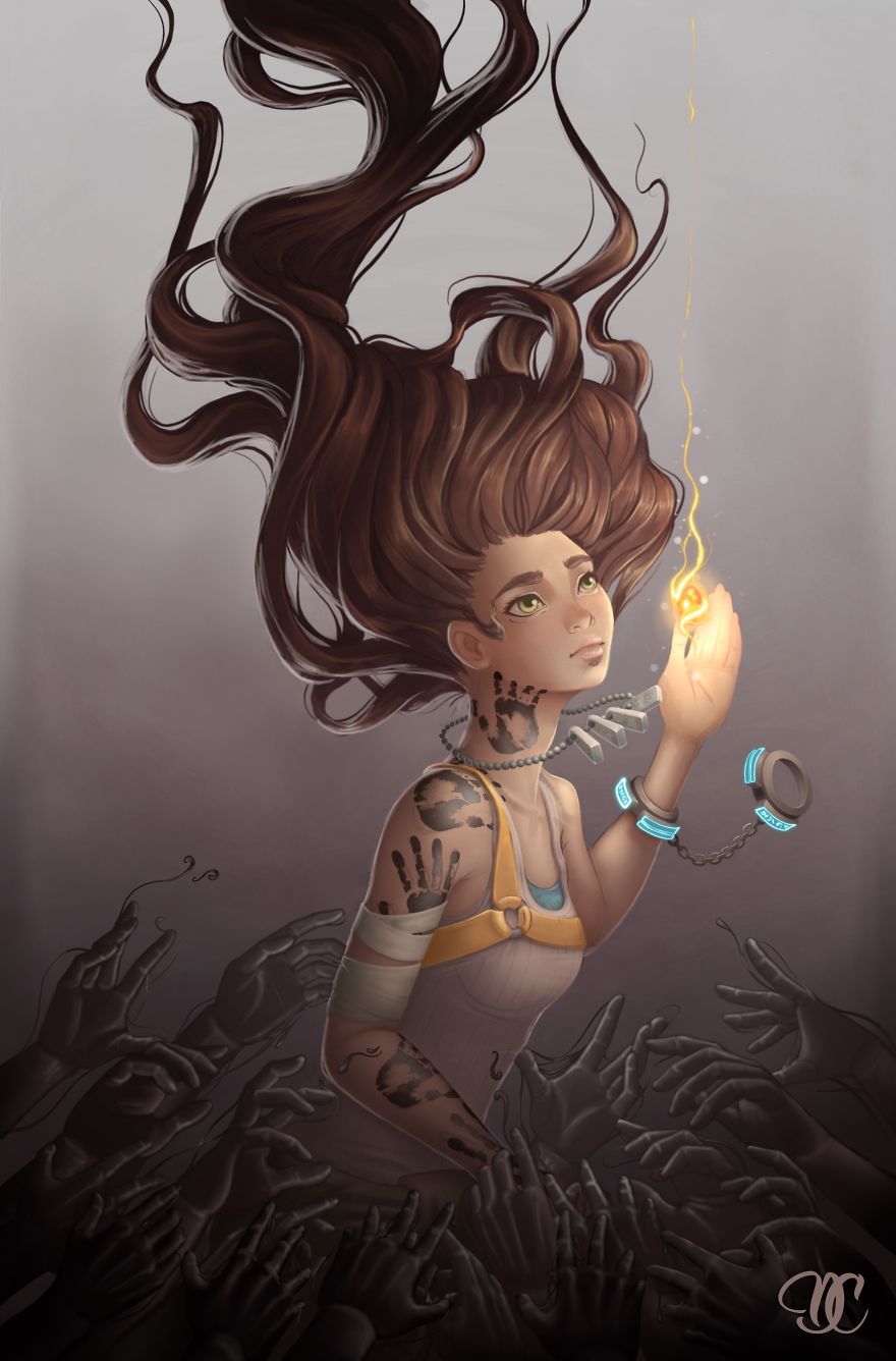 Digital Art By Delphine C.
