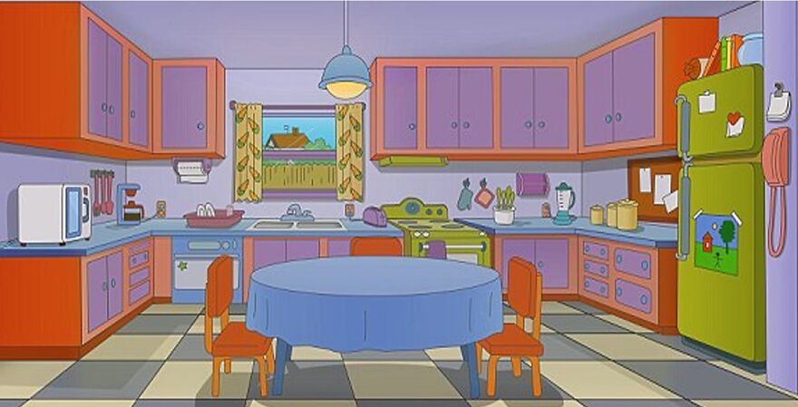 Here's What The Simpsons Interiors Would Look Like If Wes Anderson Created Them
