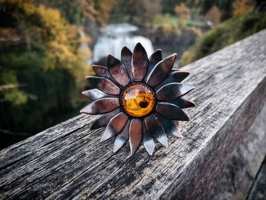 I Create Unique Nature Inspired Wearable Art From Recycled Copper :)
