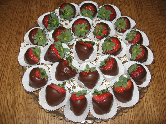 Chocolate Covered Strawberries Made For Ladies Tea
