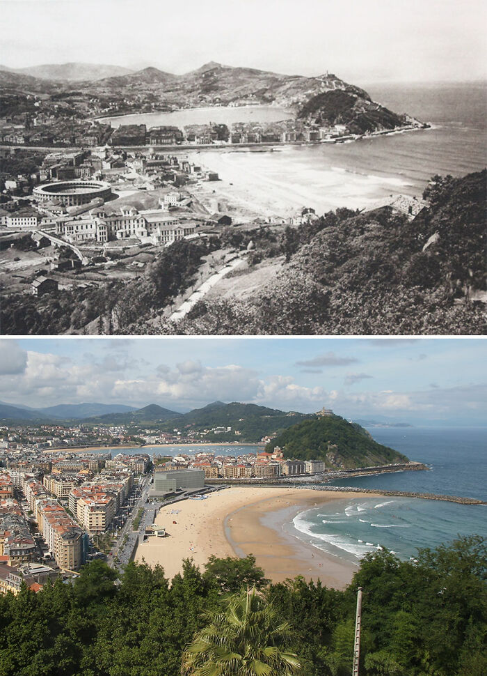 San Sebastián, España, 1914-’19 vs. 2019