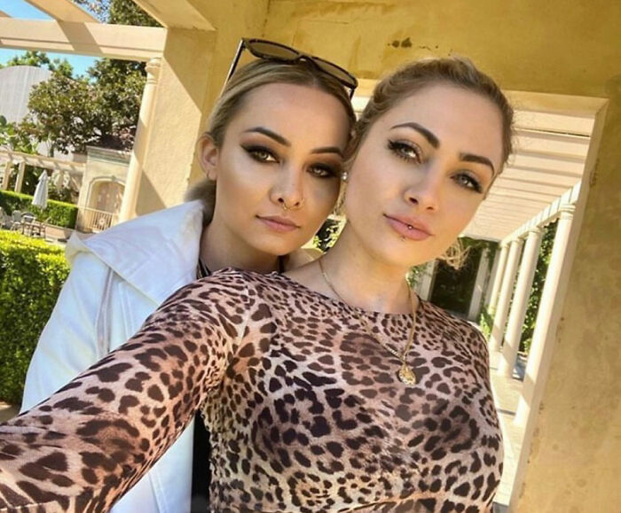Two women taking a selfie 