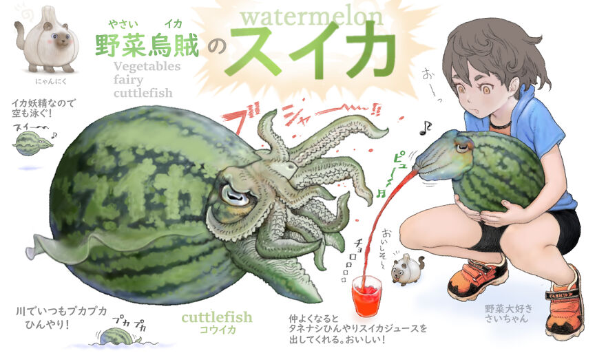 Watermelon Cuttlefish