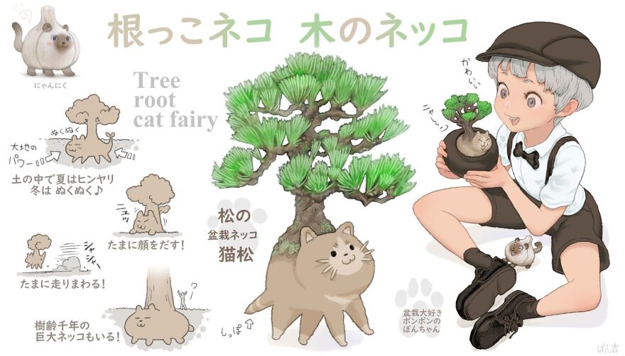 Tree Root Cat