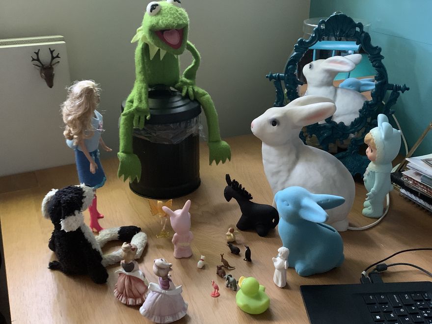 Kermit Took Over My Home Office During Covid-19 Pandemia Kermit Took Over My Home Office During Covid-19 Pandemia
