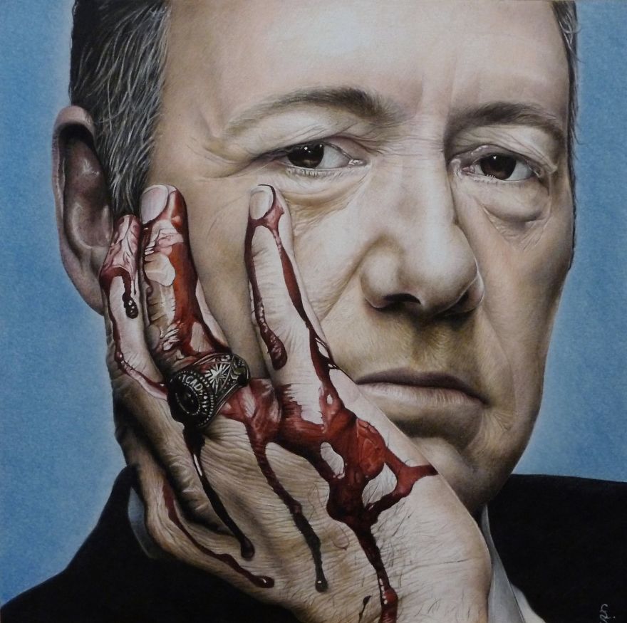 Kevin Spacey Speed Drawing By Sielukart