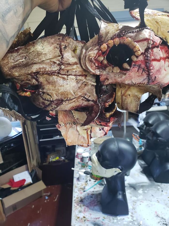 Realistic Masks Made From Cloth. Realistic Masks Made From Cloth.