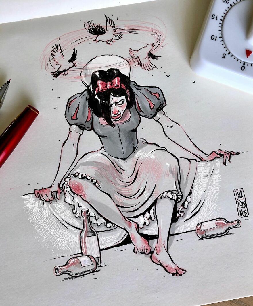 Russian Artist Creates Dark And Macabre Illustrations That Seem To Come Out Of A Nightmare