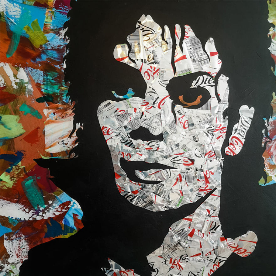 Scottish Artist Making Work From Aluminium Drink Cans Scottish Artist Making Work From Aluminium Drink Cans