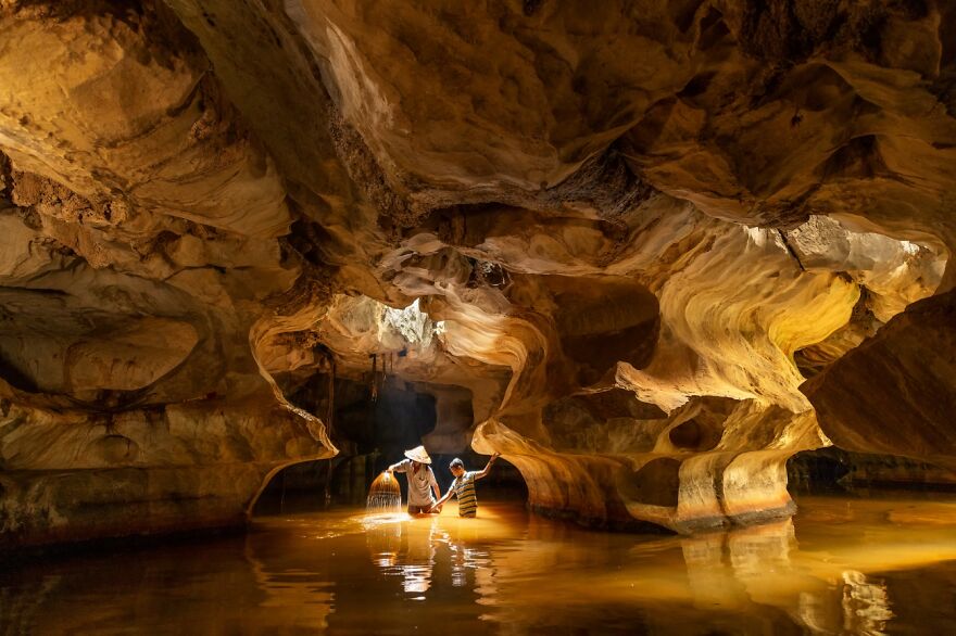 Cave Fishing (Remarkable Artwork In Journeys & Adventures Category)