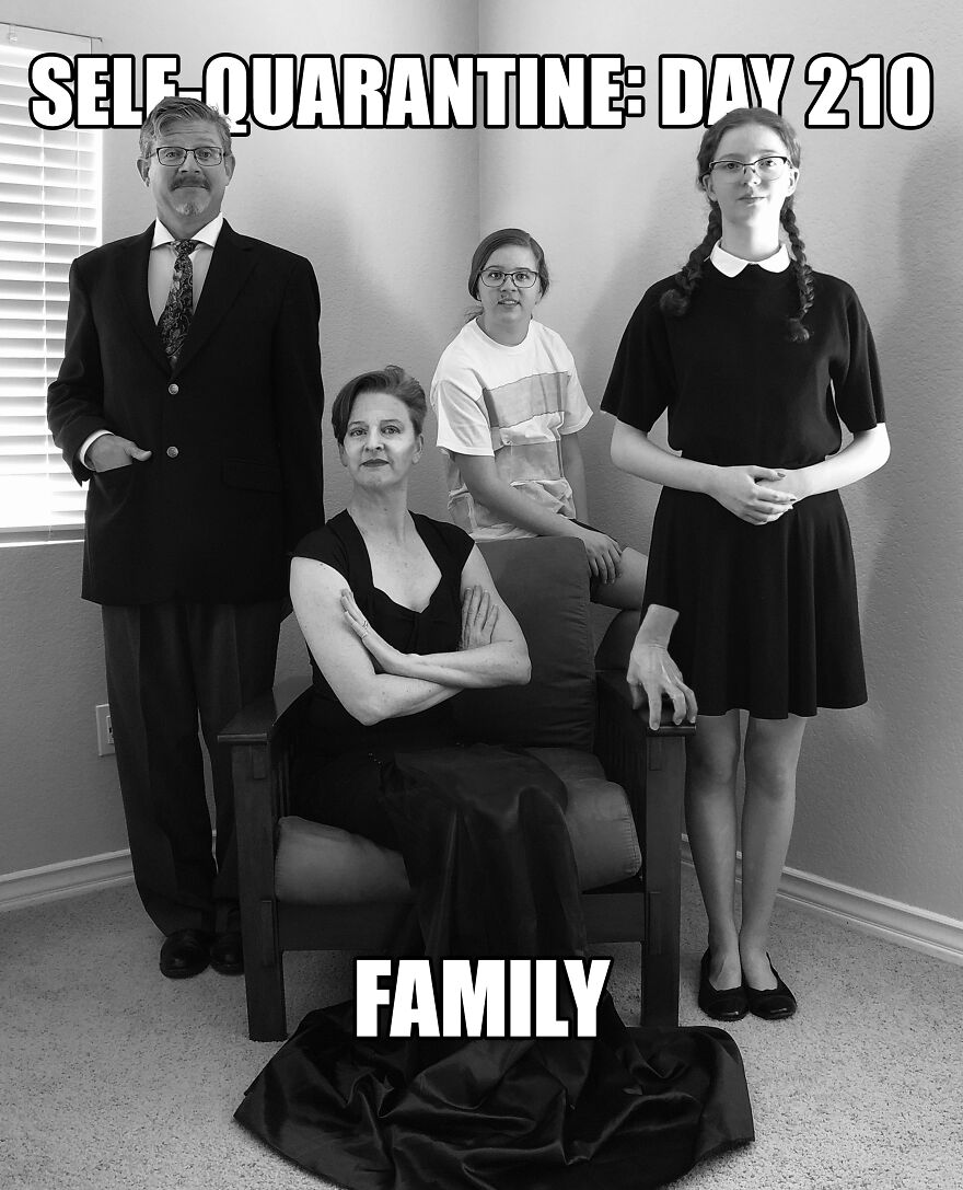 This Family Has Taken A Picture In The Same Chair Everyday Since Quarantine Began And The Results Are Glorious
