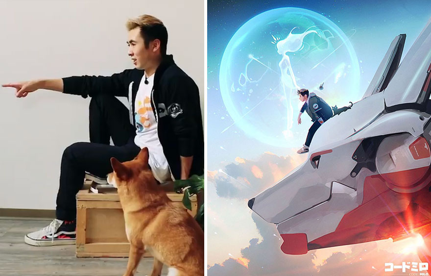 This Digital Artist Turns His Dog Into A Cartoon And The Result Couldn't Be Cuter