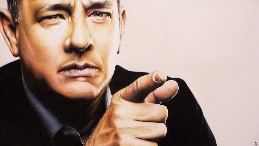 Tom Hanks Speed Drawing By Sielukart