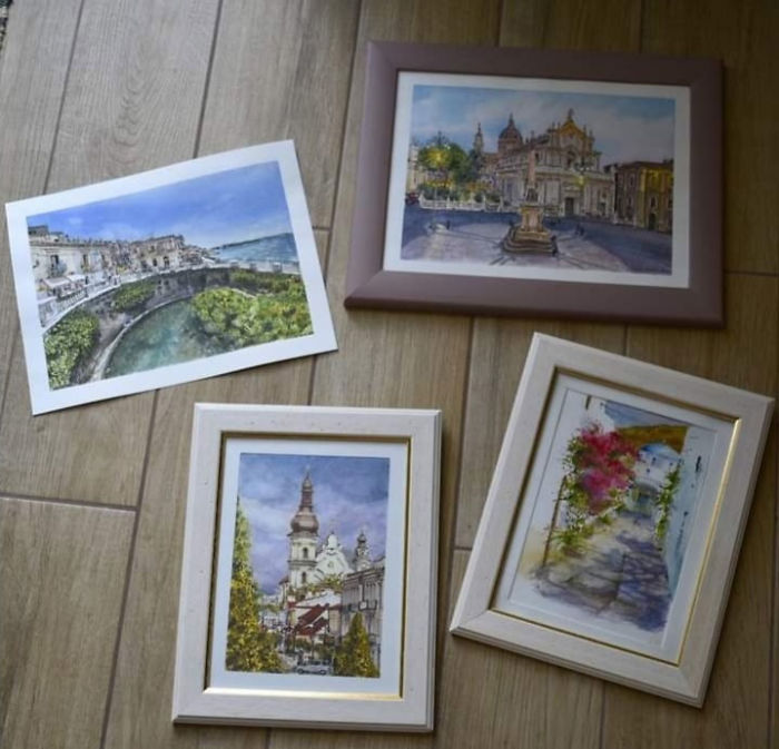My Collection Of Landscapes, They Include: Ortigia, Catania And Pinsk