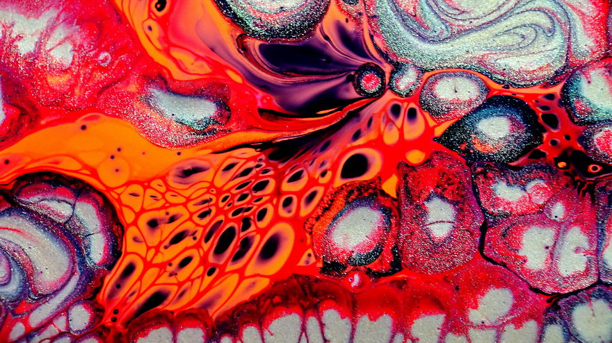 Coasters With Pearl Cells ~ Different Paint Consistency ~ Acrylic Pour ~ Gift Ideas Coasters With Pearl Cells ~ Different Paint Consistency ~ Acrylic Pour ~ Gift Ideas