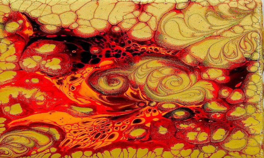 Coasters With Pearl Cells ~ Different Paint Consistency ~ Acrylic Pour ~ Gift Ideas Coasters With Pearl Cells ~ Different Paint Consistency ~ Acrylic Pour ~ Gift Ideas