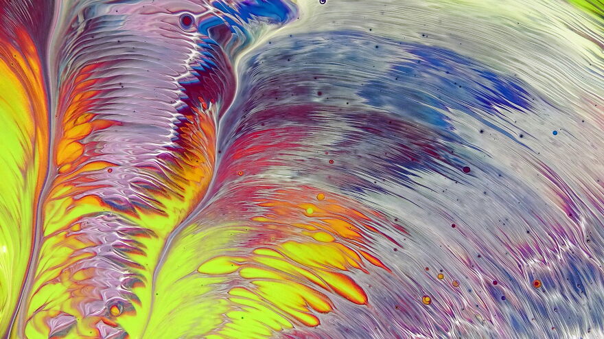 Gorgeous Details With Leaky Cup ~ Acrylic Pour Painting Gorgeous Details With Leaky Cup ~ Acrylic Pour Painting
