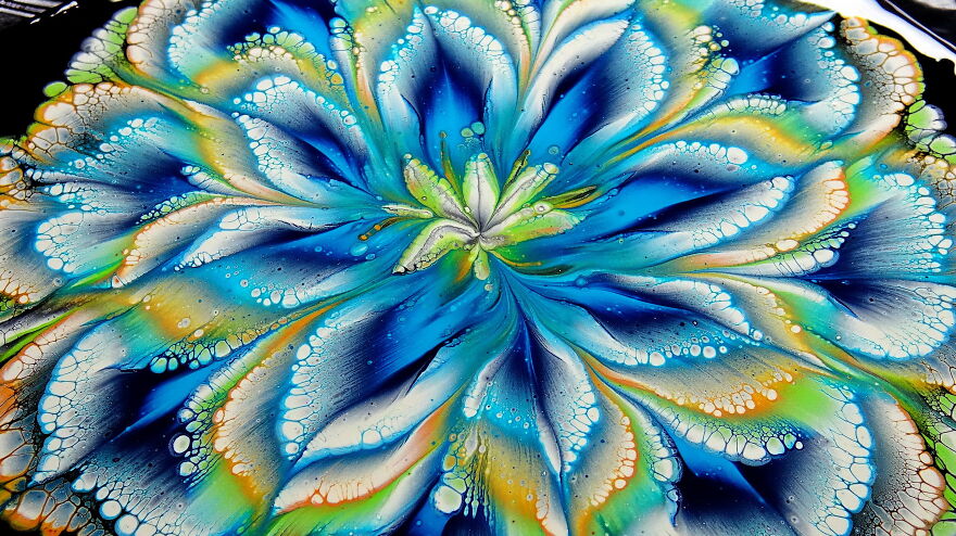 (Premiera) Perfect Lacing With Mod Podge Pearl ~ Acrylic Pour Flower ~ Reverse Flower Dip (Premiera) Perfect Lacing With Mod Podge Pearl ~ Acrylic Pour Flower ~ Reverse Flower Dip
