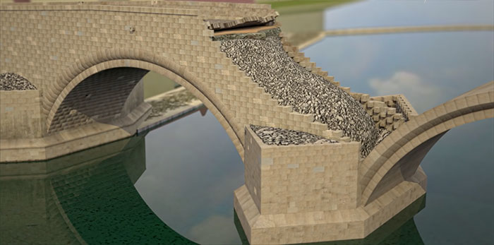 Someone Creates A Short Animation Showing How Bridges Were Built Back In The 14th Century