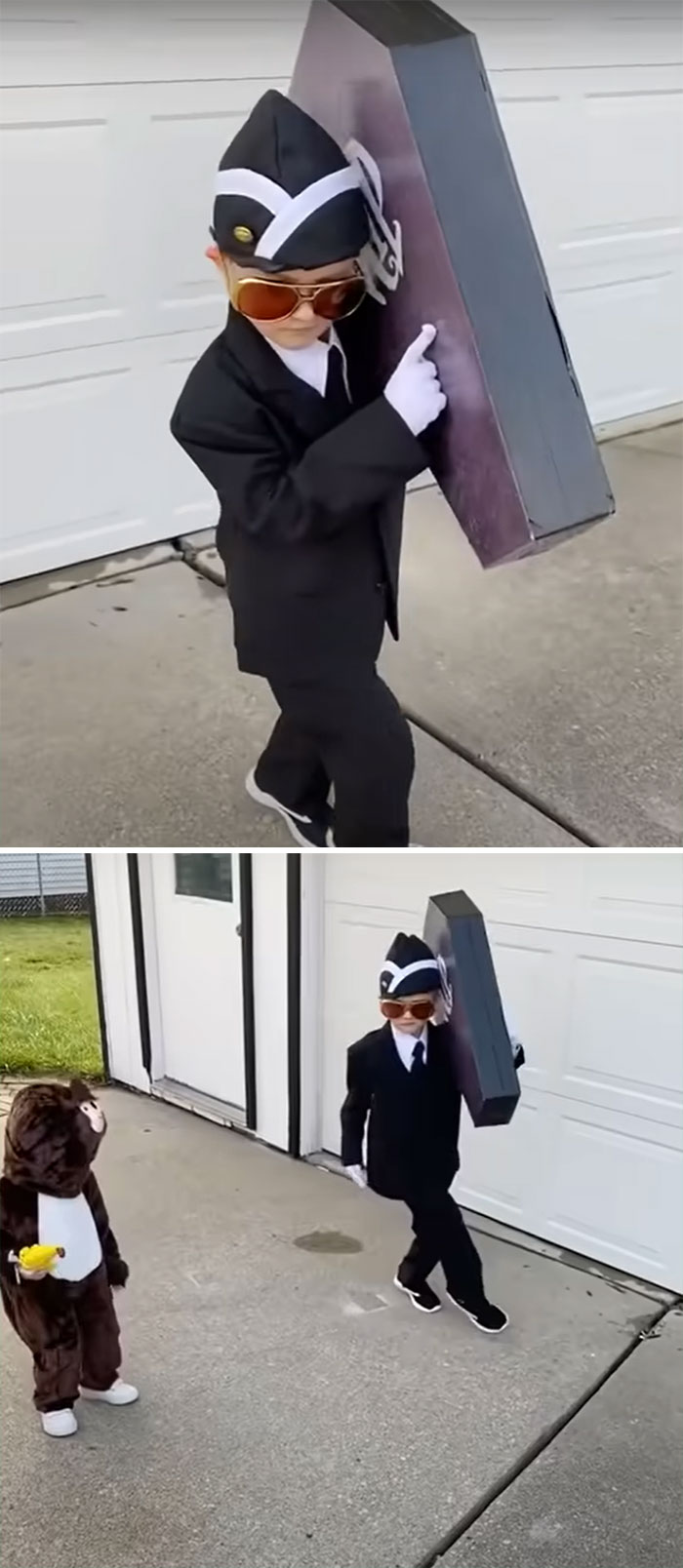 My Son Wanted To Be The “Coffin Dance Guys” For His Halloween Costume