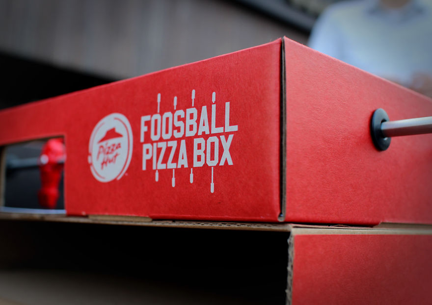 Pizza Hut's 'Foosball Pizza Box' Was Made For Pizza And Football Fans