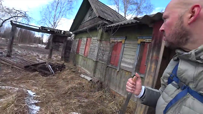 Guy Explores The Real Chernobyl Exclusion Zone, Discovers a 92 Y.O. Grandma and Her Son Living There
