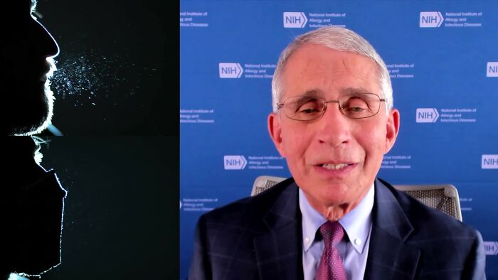 Dr. Fauci Praises New Slo-Mo Video Demonstrating How Well Masks Work To Stop The Spread Of COVID-19