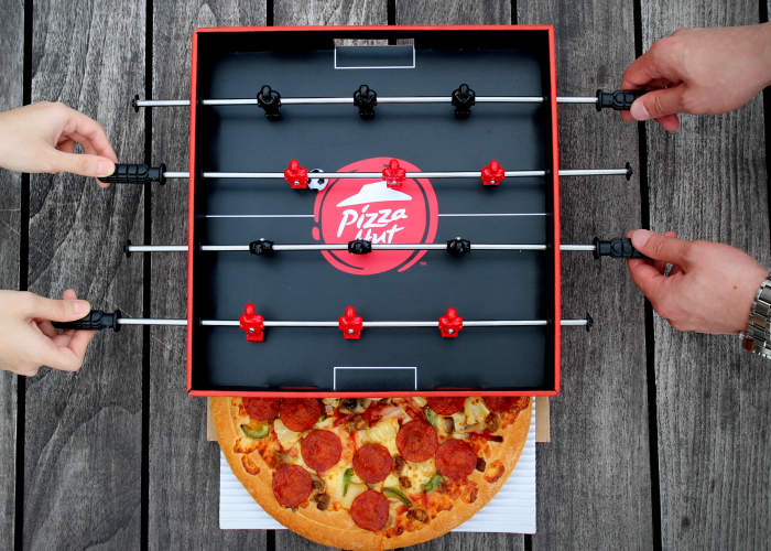 Pizza Hut’s ‘Foosball Pizza Box’ Was Made For Pizza And Football Fans