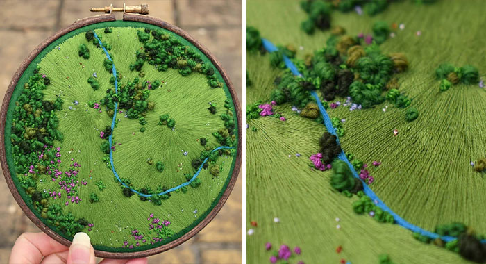 35 Of The Most Beautiful Pieces Of Aerial Embroidery Showing Off British Nature