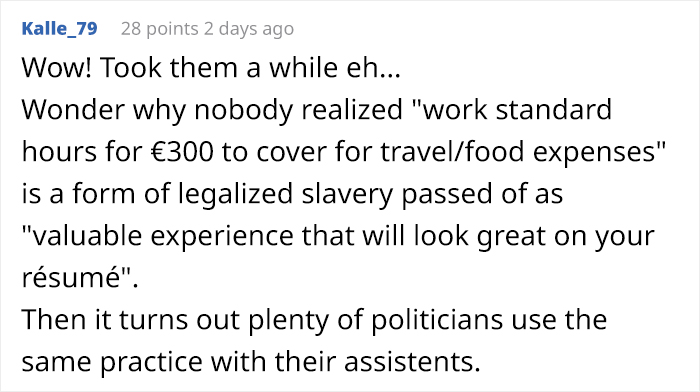 EU Plans To Get Rid Of Unpaid Internships So That People Will Be Valued For The Work They Do