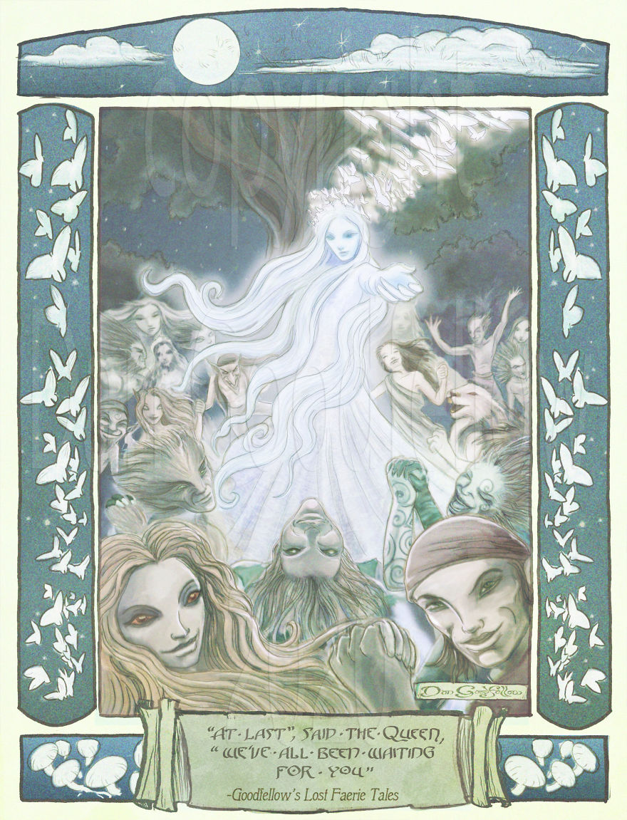 I've Started Illustrating Imaginary Faerie Tales, And So That Anyone Can Be Inspired To Write Their Own Stories About Them.