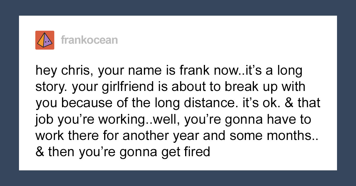 98K People On Twitter Can’t Hold Back The Tears After Reading The Wholesome Letter Frank Ocean Wrote To His Younger Self Back In 2011