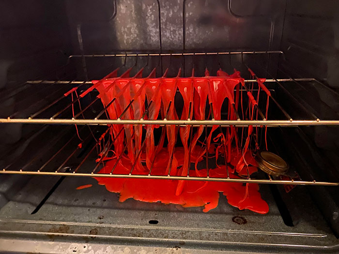 Didn’t Think To See If There Might Be A Cutting Board In The Oven Before Preheating To 400 Degrees