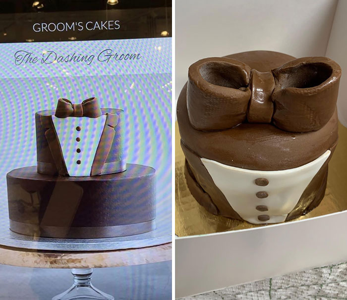 The Wedding Cake We Ordered vs. The Cake We Picked Up