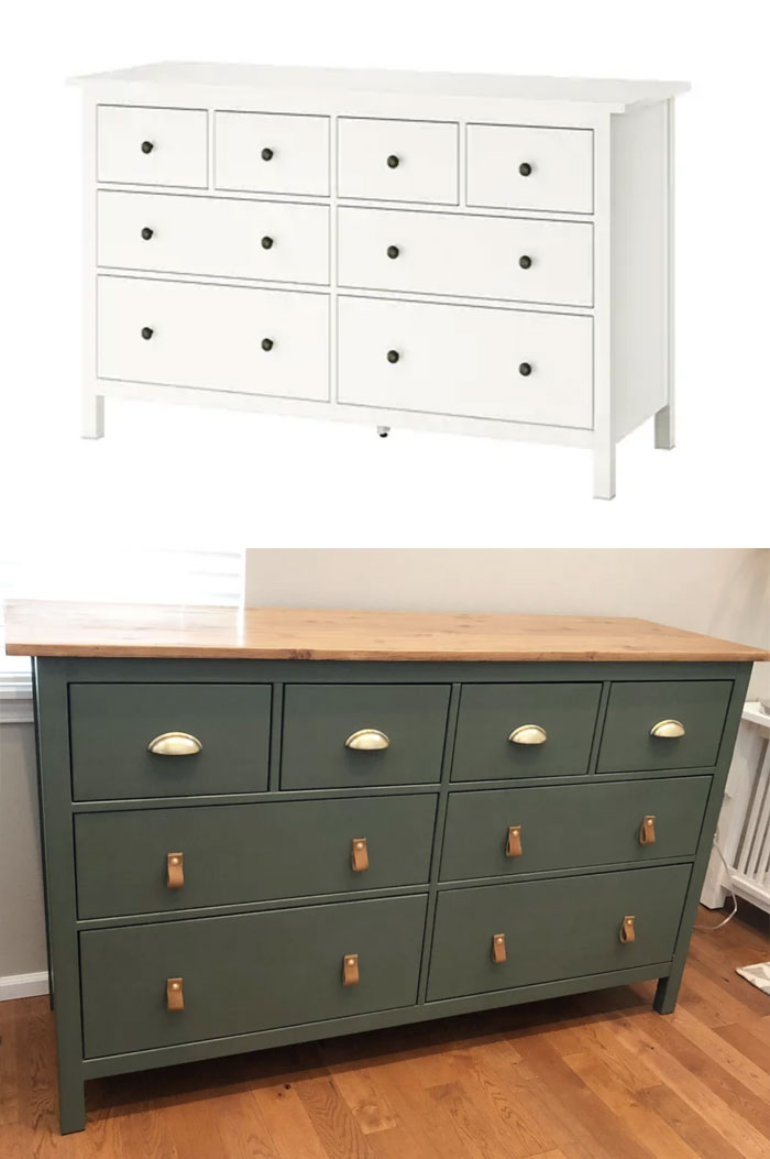 My IKEA Hemnes Dresser Hack! Sanding The Top Down Was A Pain, But Turned Out Lovely :-)