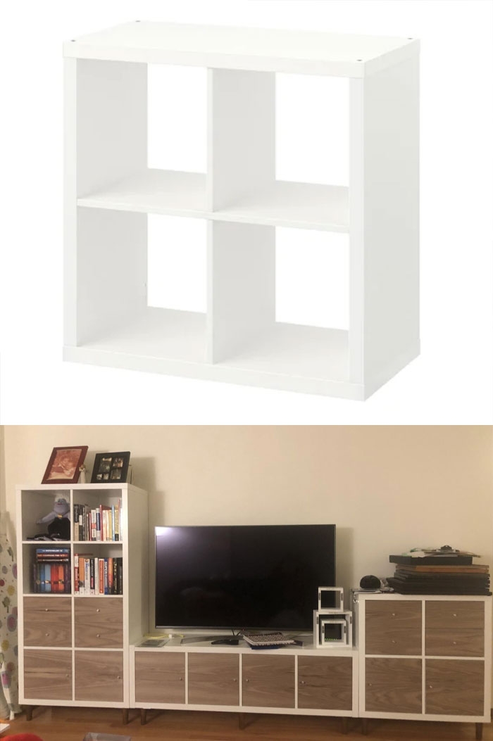 My IKEA Hack - Kallax Media Cabinet