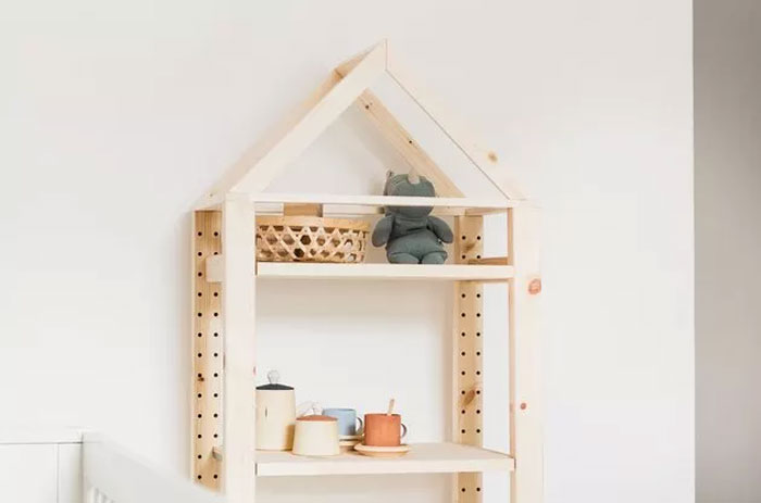 Build A "Roof" On The Ivar Shelving Unit.