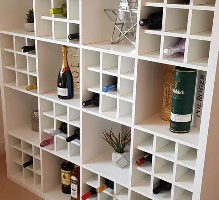IKEA Kallax Wine Rack Hack