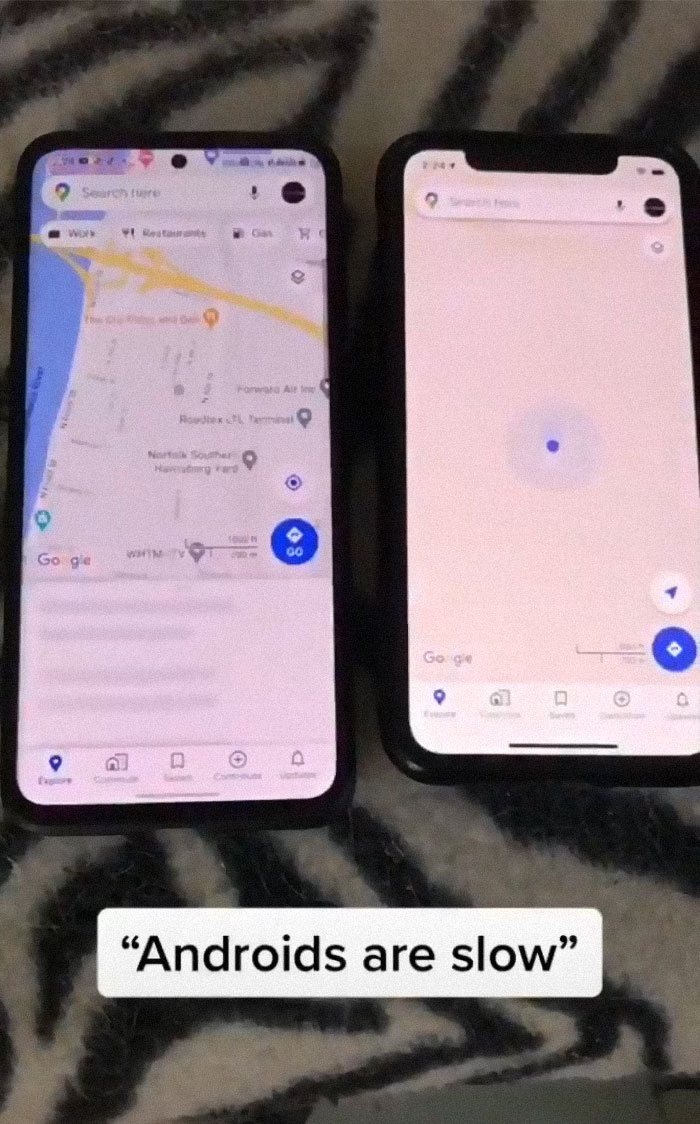 This TikTok Video Comparing iPhone And Android Speed In Real Time Is Going Viral