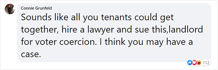 Landlord Makes It Clear That He Will Raise The Rent If Biden Gets Elected